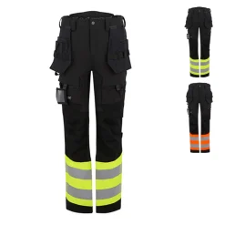 RG480 Regatta High Visibility Hi-Vis X-Pro Stretch Hose mir Holstertaschen (Klasse 1)