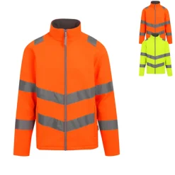 RG712 Regatta Pro Contract Hi-Vis Ablaze 2L Softshell Jacke hohe Sichtbarkeit