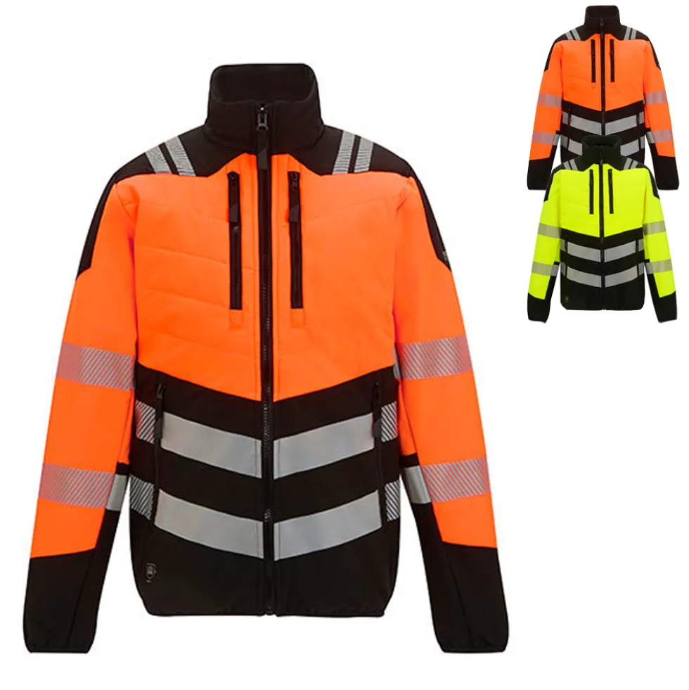 RG953 Regatta Professional Hi-Vis X-Pro Hybrid Jacke - Klasse 2