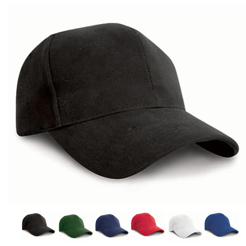 RH25 Result Headwear Kappe Beschichtete Baumwollverstärkung innen an den Vorderseiten