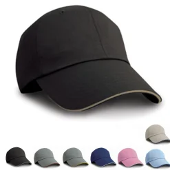 RH38 Result Headwear Kappe Fischgrätmuster