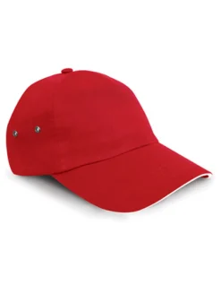 RH72 Result Headwear 5 Panelkappe Sandwich-Schirm in Kontrastfarben Kappe