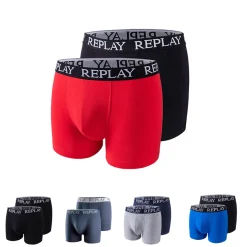 RP101005 Replay Herren Boxershorts (2er Pack)