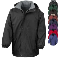 RT160A Result Wendbare Jacke mit Sturmpatte und Nietenverschluss
