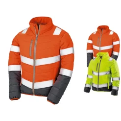 RT325F Result Damen Arbeitsjacke mit aufgenähten Reflektions-Streifen