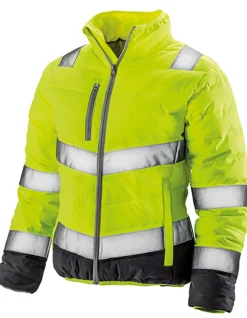 RT325F Result Damen Arbeitsjacke mit aufgenähten Reflektions-Streifen