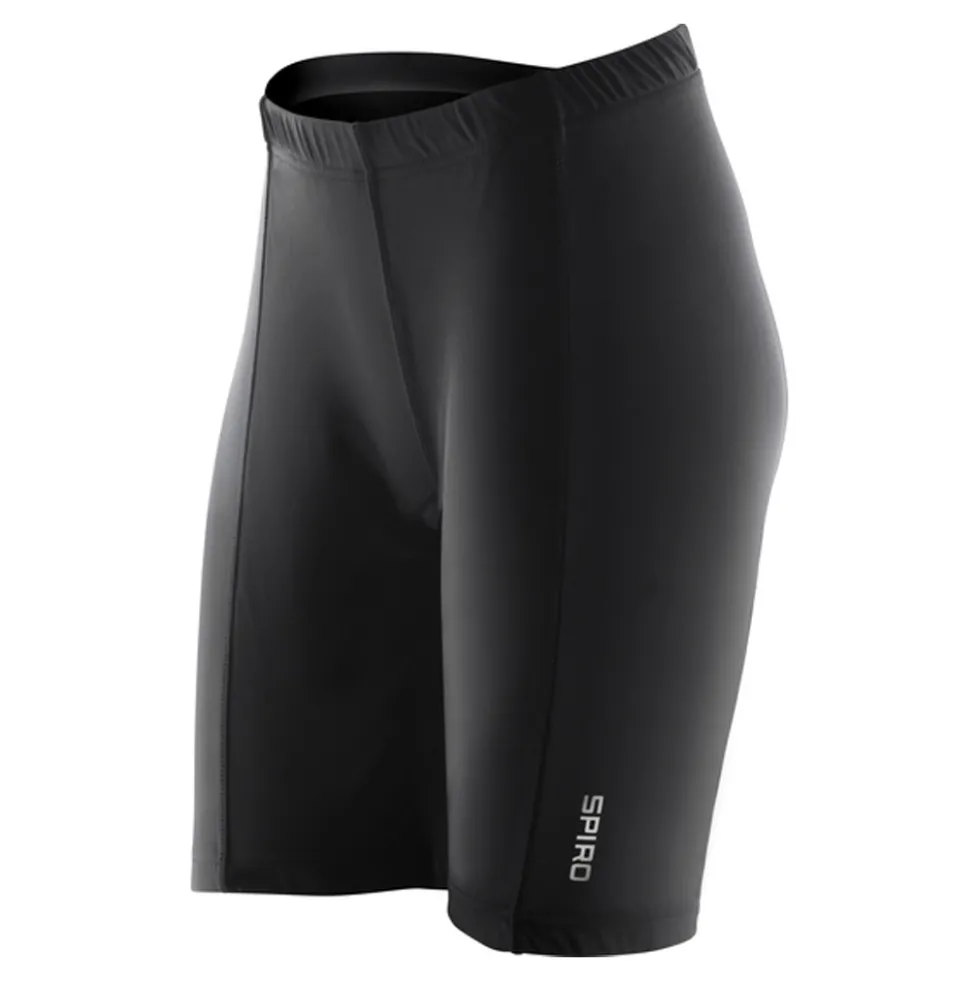 RT187F SPIRO Damen Gepolsterte Fahrradhose Radlerhose kurz