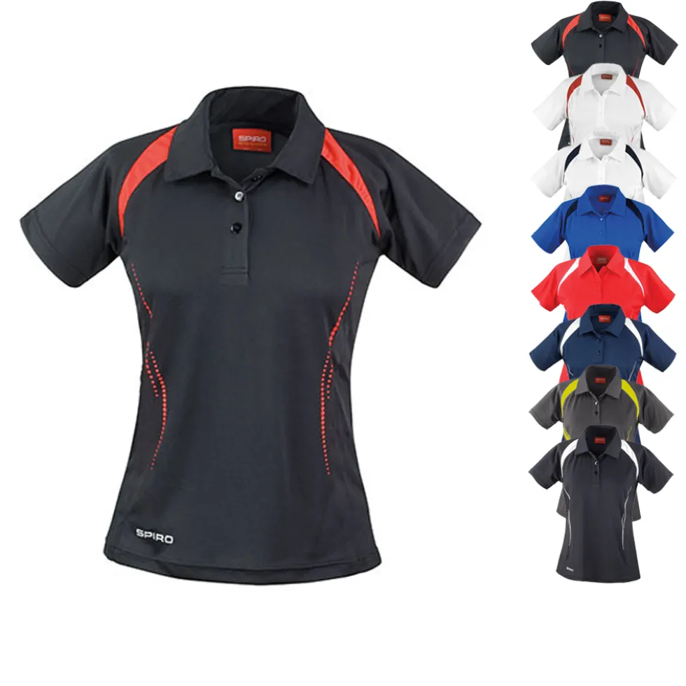 RT177F SPIRO Damen Team Spirit Poloshirt Sportshirt