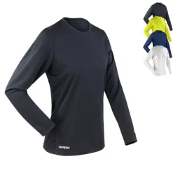 RT254F SPIRO schnelltrocknendes Damen Langarmshirt atmungsaktiv