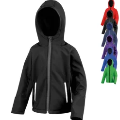 RT224J Result Core Kinder Softshelljacke mit Kapuze