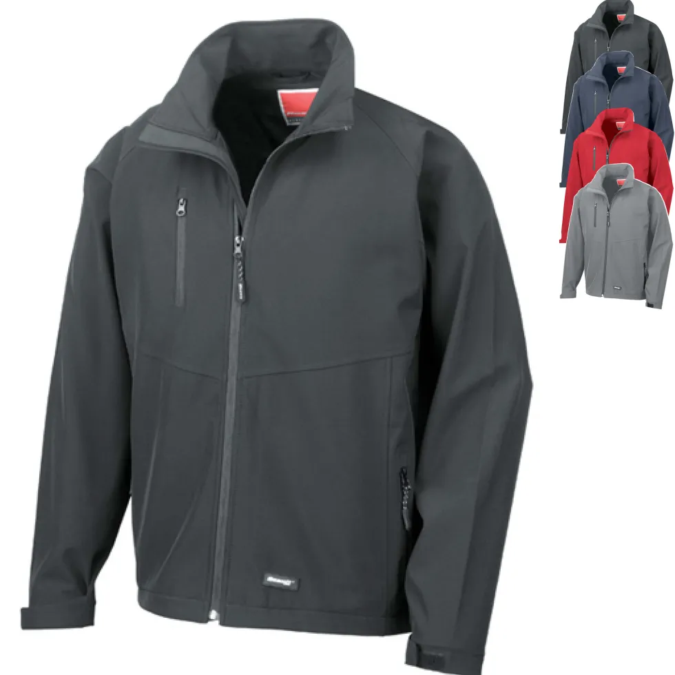 RT128M Result Herren Softshell Jacke wasserabweisend und atmungsaktiv