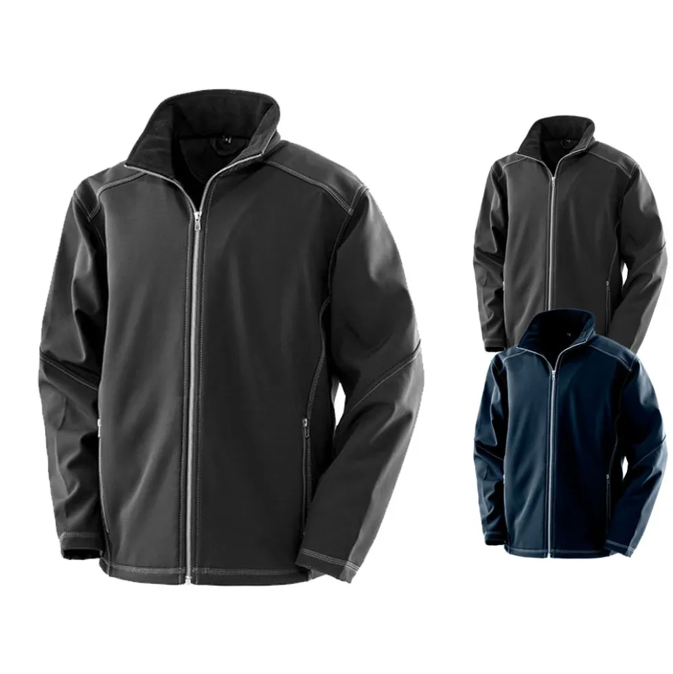RT455M Result WORK-GUARD Treble Stitch Softshelljacke für Herren