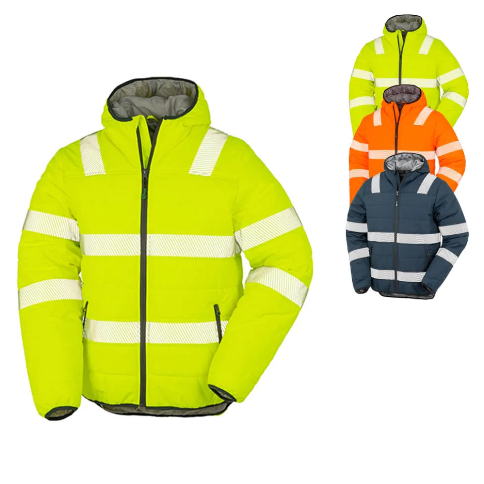 RT500 Result Gefütterte Sicherheitsjacke atmungsakitv und windabweisend