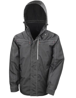 RT326 Result Robuste Jacke mit Denim-Textur
