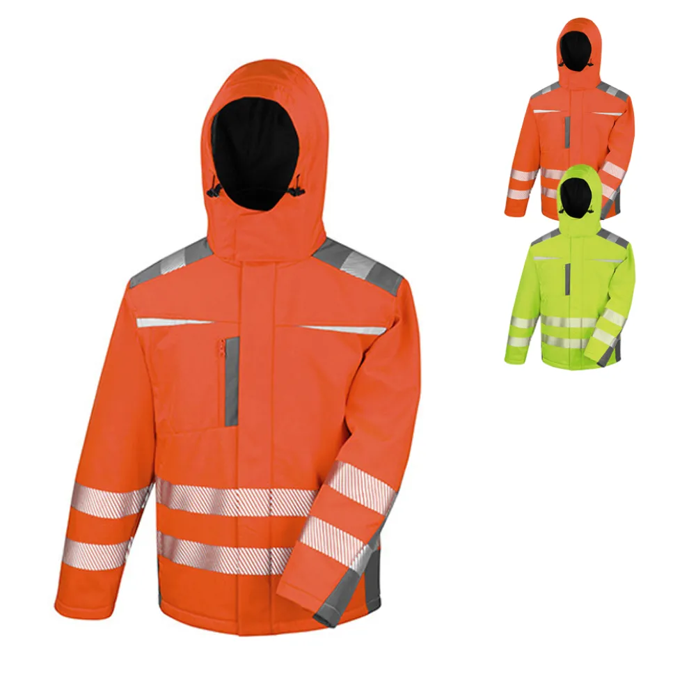 RT331 Result Softshelljacke mit Kapuze