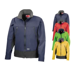 RT120 Result Softshell Jacke modisch geschnitten mit verlängertem Rücken