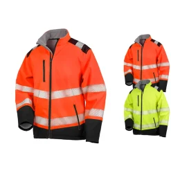 RT476 Safe-Guard Bedruckbare Sicherheits Softshelljacke Jacke