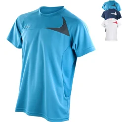 RT182 SPIRO Herren Dash Trainingsshirt Performanceshirt Sportshirt