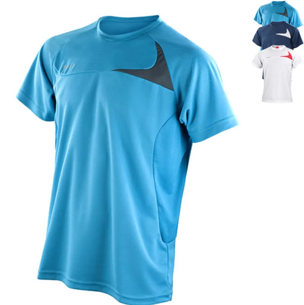RT182 SPIRO Herren Dash Trainingsshirt Performanceshirt Sportshirt