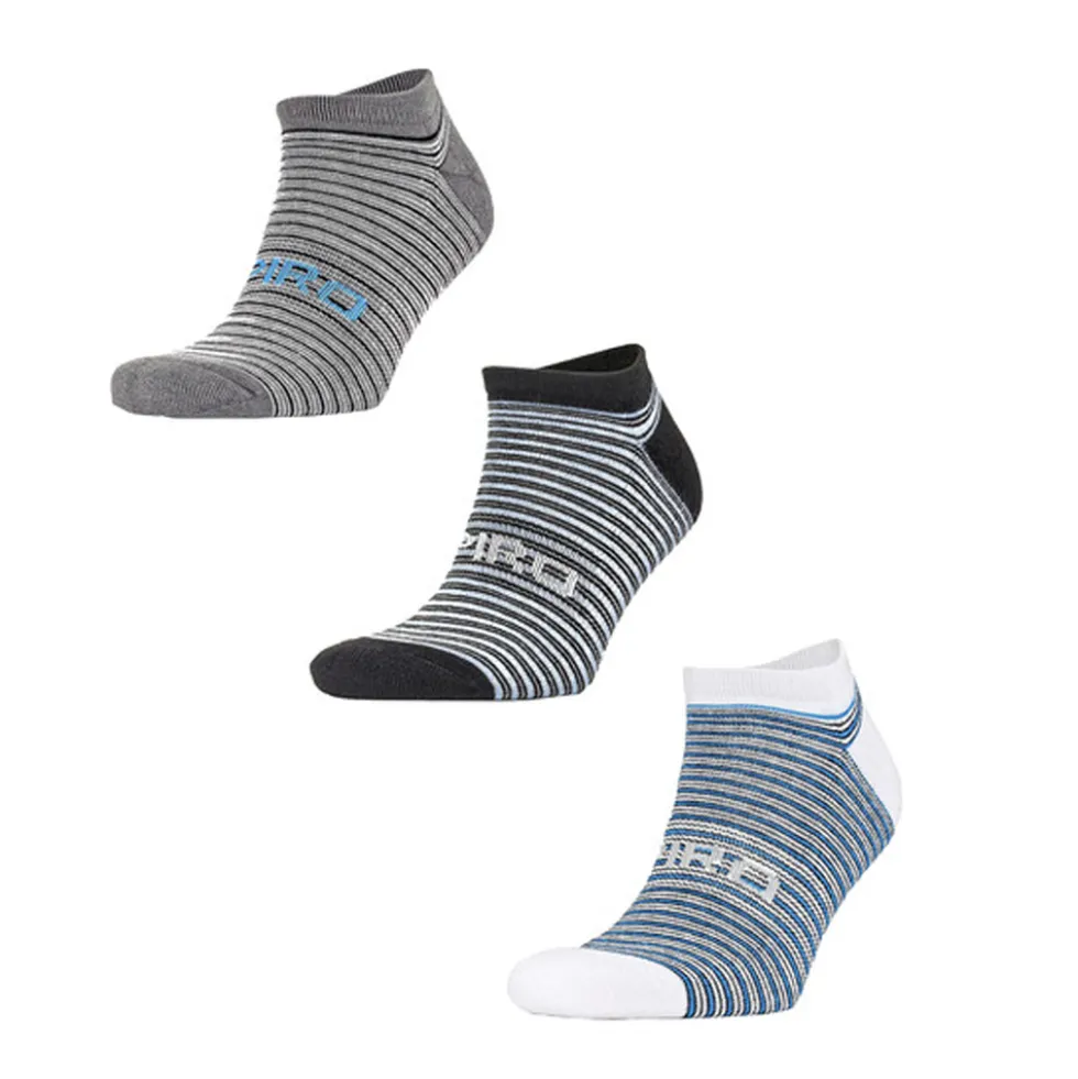 RT295 SPIRO Sneaker-Socken im 3er-Pack mit Streifen