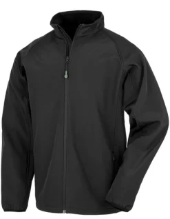 RT901Y Result 2-lagige bedruckbare Kinder Jugend Softshell Jacke