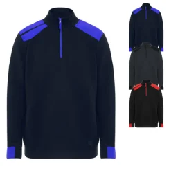 RY8413 Roly Workwear Sweatshirt 1/2 Reißverschluss Maverick