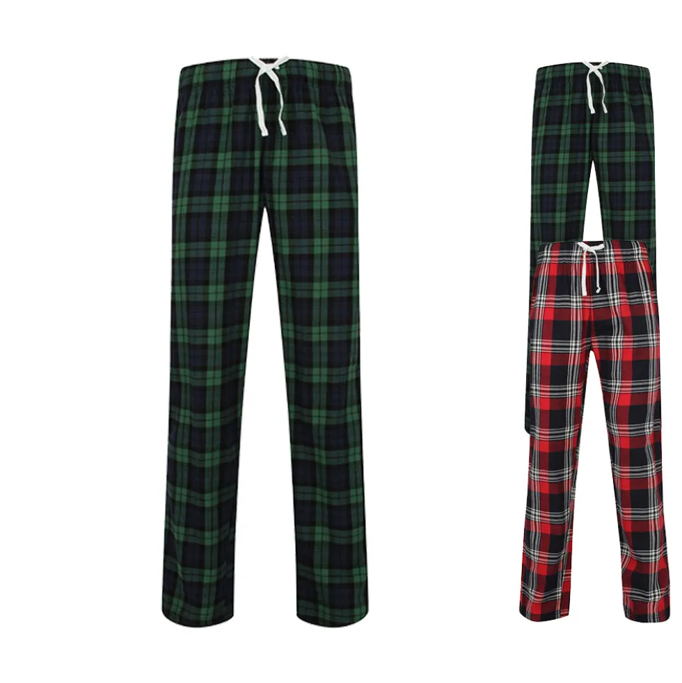 SFM83 SF Men Herren Tartan-Lounge-Hose