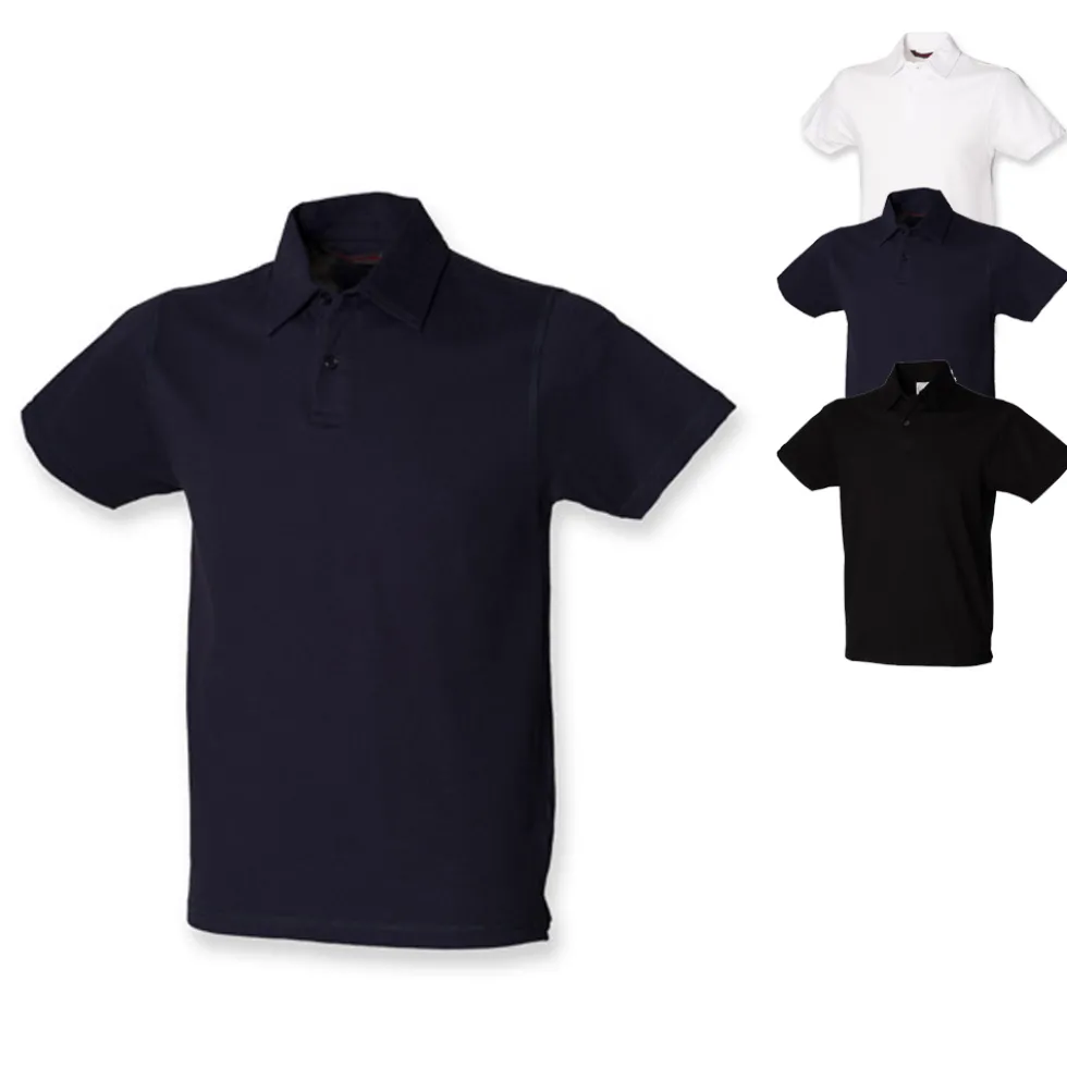 SFM42 SF Men Kurzärmliges Stretch-Poloshirt für Herren
