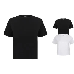 SF237 SF Women Damen kurz geschnittenes T-Shirt