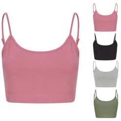 SF230 SF Women Damen modisches, kurzes Trägershirt