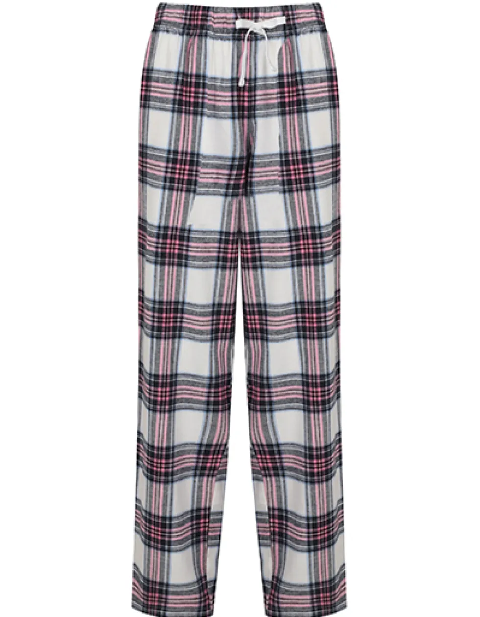 SF83 SF Women Damen-Tartan-Lounge-Hose Schlafhose