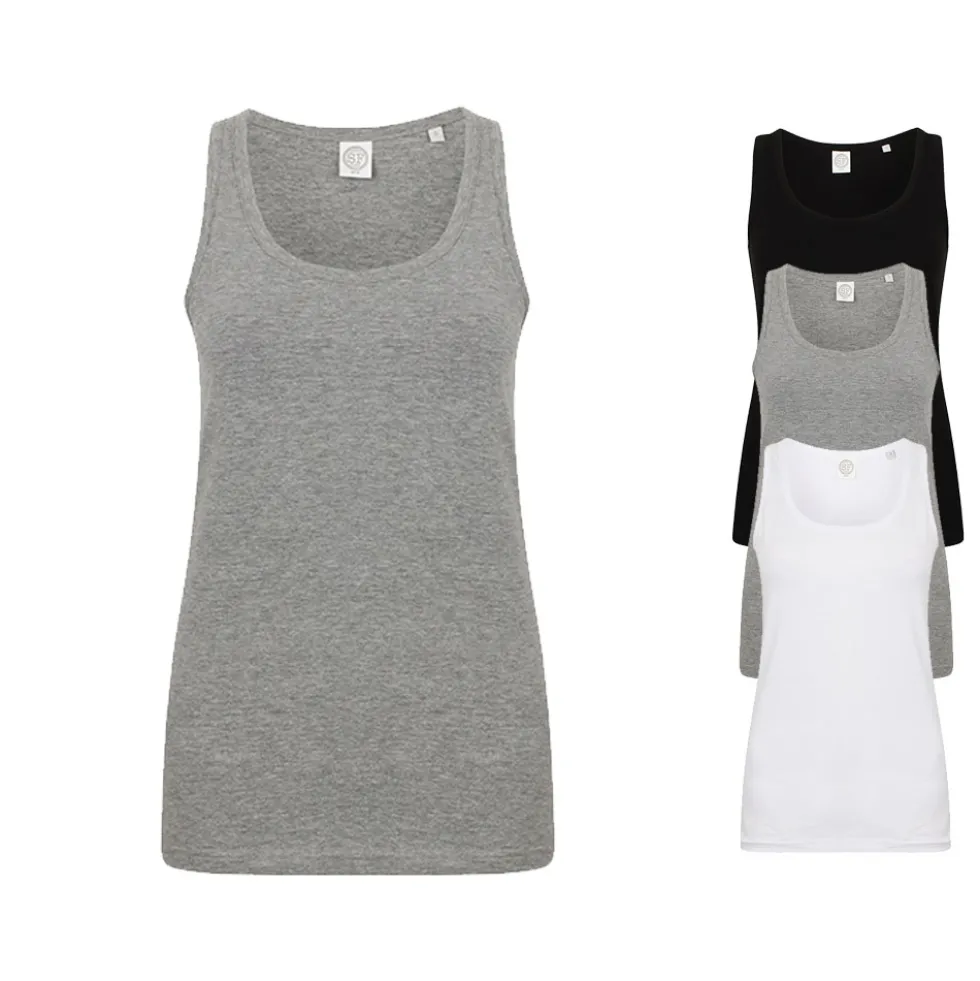 SF123 SF Women Damen Top Ärmellos