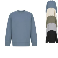 SM530 SF Minni Kids' modisches Sweatshirt mit abgerundetem Saum