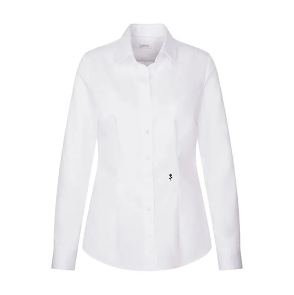 SN080662 Seidensticker Damen Bluse klassisch Twill langarm