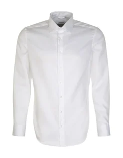 SN843510 Seidensticker Herren figurbetont Twill langarm