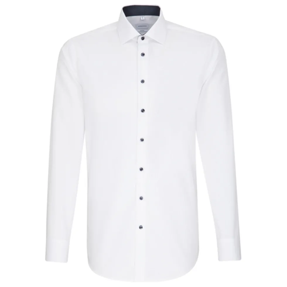 SN293690 Seidensticker Herren Hemd Poplin langarm taillierte Passform