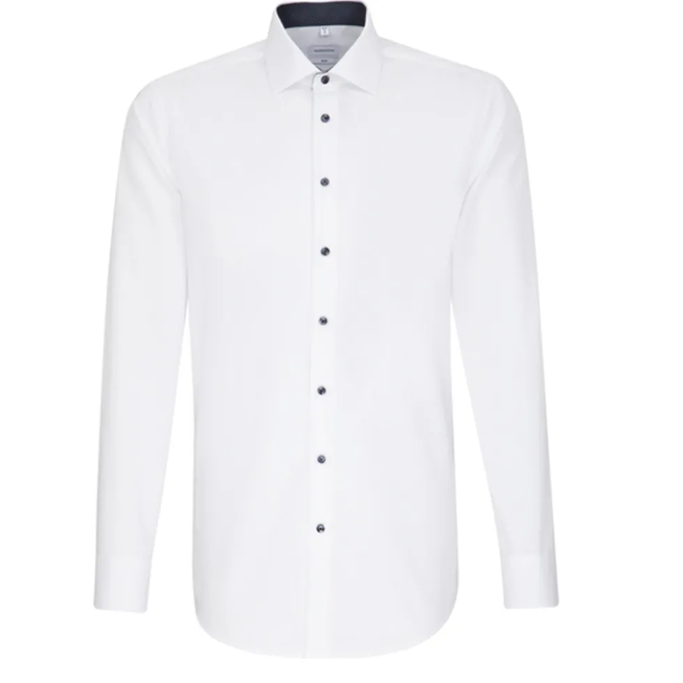 SN693690 Seidensticker Herren Hemd Poplin langarm körpernahe Passform