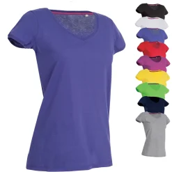S9130 Stedman® MEGAN V-Ausschnitt T-Shirt kurzarm für Damen