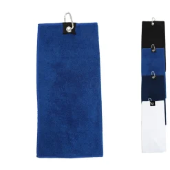 TC19 Towel City Mikrofaser-Golfhandtuch mit Niete und Haken
