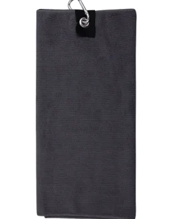TC19 Towel City Mikrofaser-Golfhandtuch mit Niete und Haken