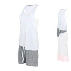 TC052 Towel City Pyjama Ärmellos mit kurzer Hose