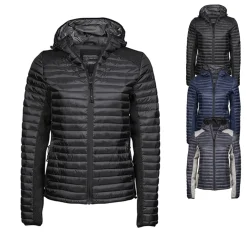 TJ9611 Tee Jays Damen ASPEN Steppjacke mit Kapuze