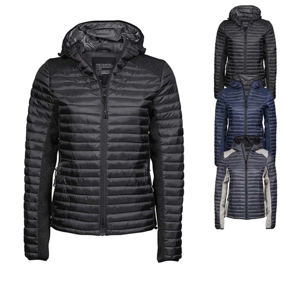 TJ9611 Tee Jays Damen ASPEN Steppjacke mit Kapuze
