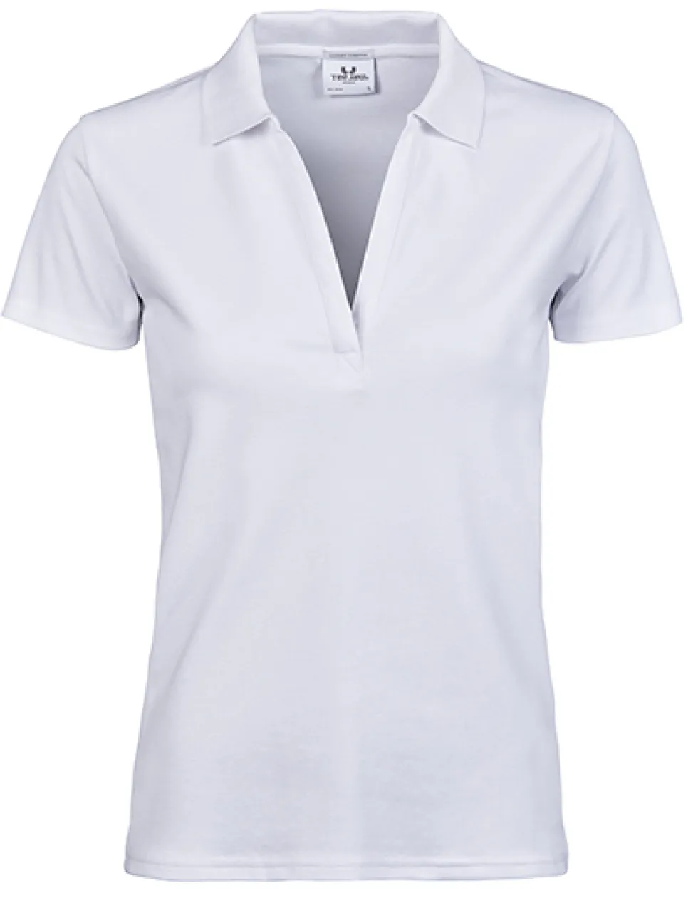 TJ1409 Tee Jays Damen Luxus dehnbares Polo V-Ausschnitt