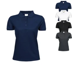 TJ1401 Tee Jays Damen schweres Polo Piqué kurzarm