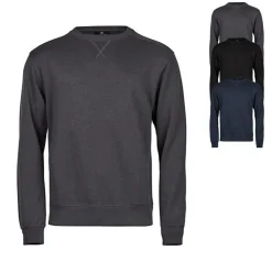 TJ5504 Tee Jays gerippter Interlock Rundhals Sweatshirt