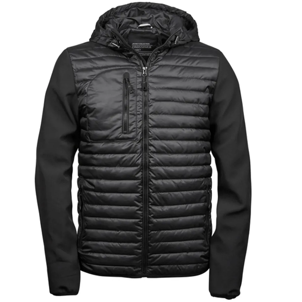 TJ9628 Tee Jays Herren CROSSOVER Jacke mit Kapuze