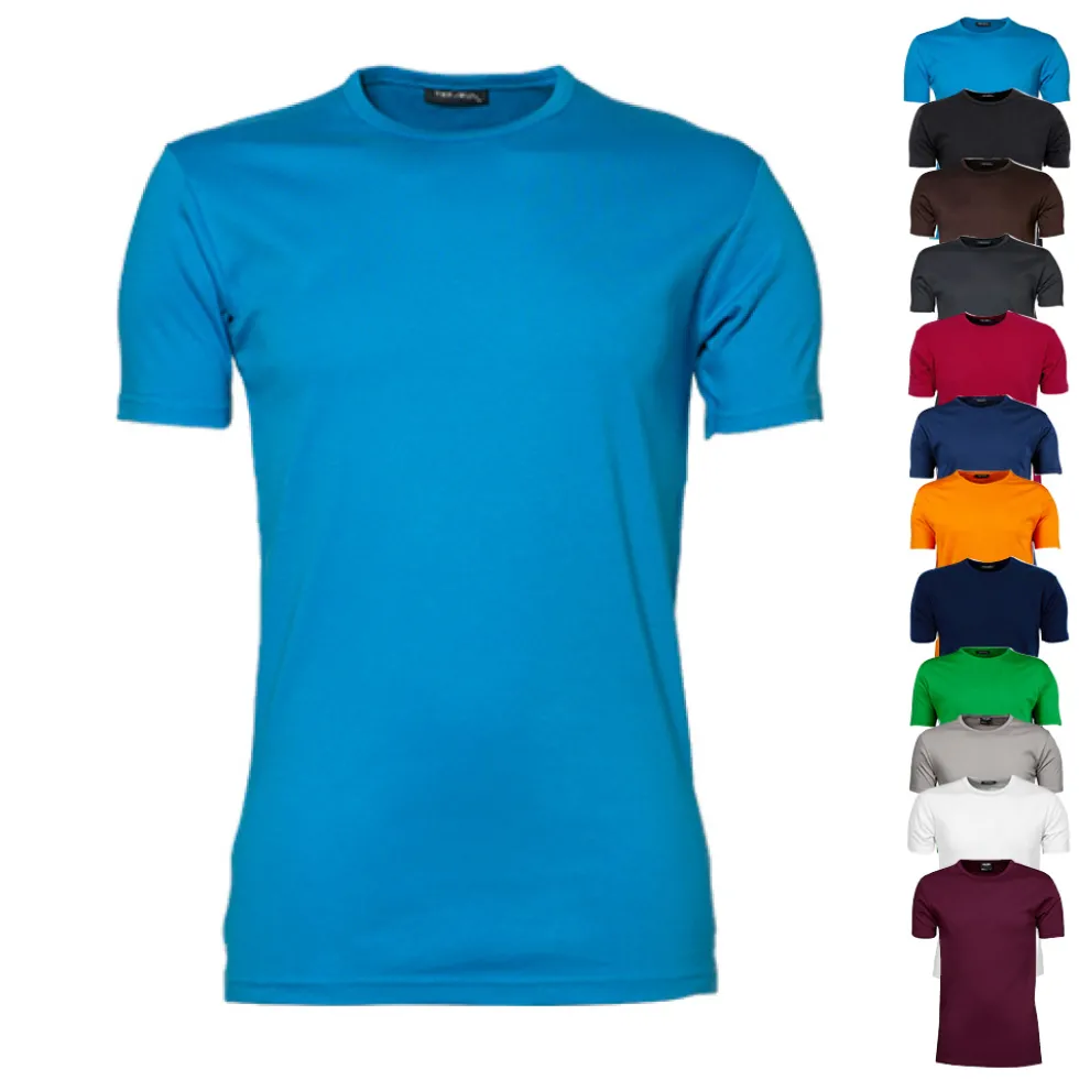 TJ520 Tee Jays Herren körperbetontes T-Shirt aus Interlock-Material