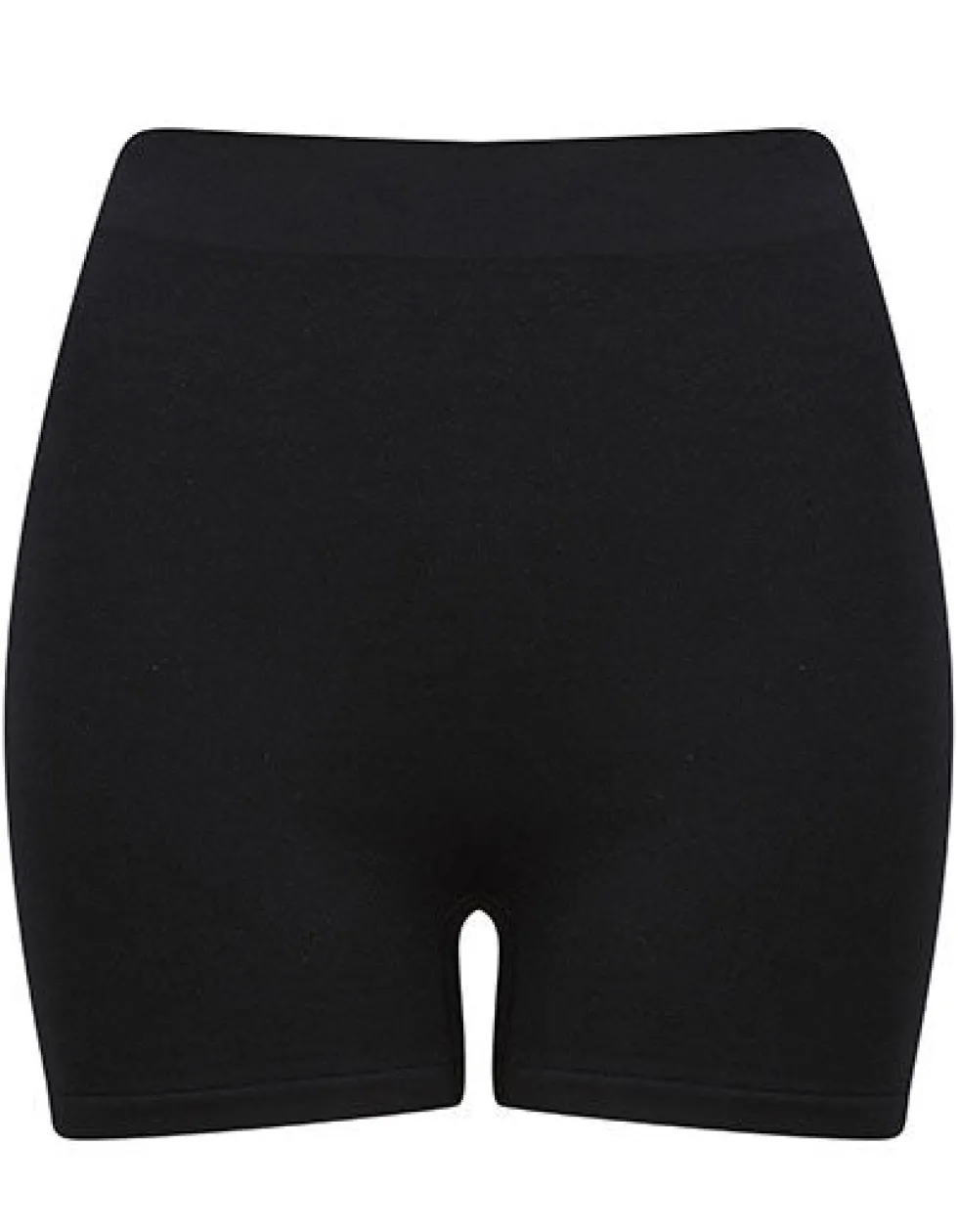 TL301 Tombo Taillierte kurze Hose mit hohem Bund aus meliertem Gewebe