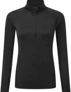 TR120 TriDri Damen Sport ¼-Reißverschluss langarm Shirt